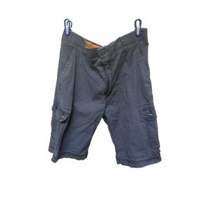 Wear First Mens Gray Cargo‎ Shorts Casual Outdoor Pockets Size 36